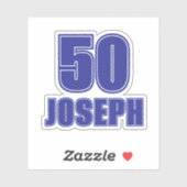 Sticker Jersey Number with Name Sticker, Sports Themed (Feuille)