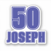 Sticker Jersey Number with Name Sticker, Sports Themed (Devant)