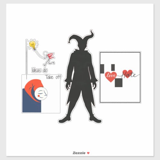 Sticker Jester Patch (Feuille)