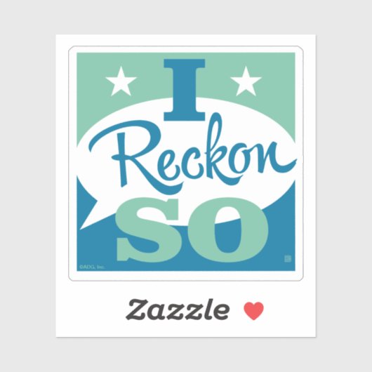 Sticker J'Estime Cela (Feuille)