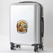 Sticker Jésus 9999 Emails Non Lus Boîte de Réception Zéro  (Sur valise)