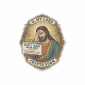 Sticker Jésus a ajouté un spam Crypto Group Chat Irritatio (Devant)