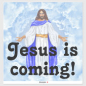 Sticker Jésus arrive ! (Feuille)