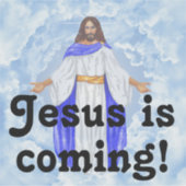 Sticker Jésus arrive ! (Devant)