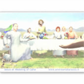 Sticker Jésus au Mariage de Cana (Devant)