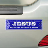 Sticker Jesus Bumper (En voiture)