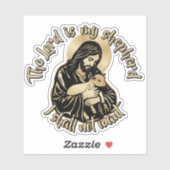 Sticker Jesus Caring Shepherd (Feuille)