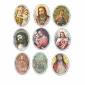 Sticker Jésus-Christ Marie-Joseph Family art (Devant)