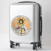 Sticker Jésus Christ Pantocrateur dôme de l'Eglise (Sur valise)
