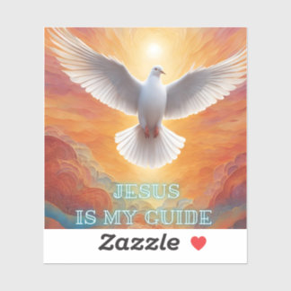 Sticker Jésus est mon guide