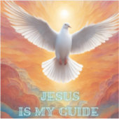 Sticker Jésus est mon guide (Devant)