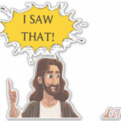 Sticker Jésus, j'ai vu (Devant)