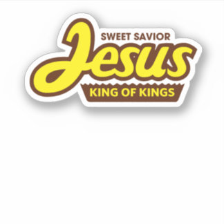 Sticker Jesus King of Kings For Christian Jesus Lovers