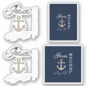 STICKER JÉSUS L'ANCRE (Devant)