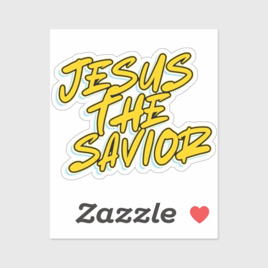 STICKER JÉSUS LE SAUVEUR (Feuille)