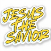STICKER JÉSUS LE SAUVEUR (Recto)