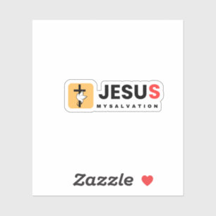 Sticker Jésus Mon Salut