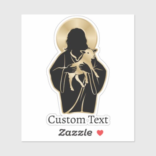 Sticker Jesus Shepherd (Feuille)