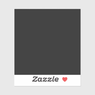 Sticker Jet noir couleur solide