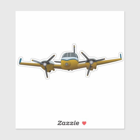 Sticker Jet privé. (Feuille)