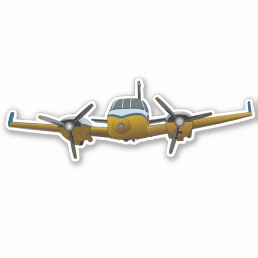 Sticker Jet privé. (Devant)