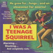 Sticker J'étais un écureuil adolescent Parodie (Devant)