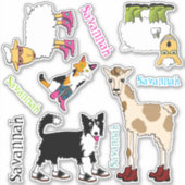 Sticker Jett et amis Variété (Devant)