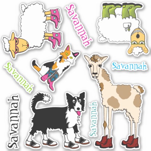 Sticker Jett et amis Variété (Devant)