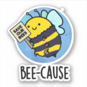 Sticker Jeu d'abeilles (Devant)