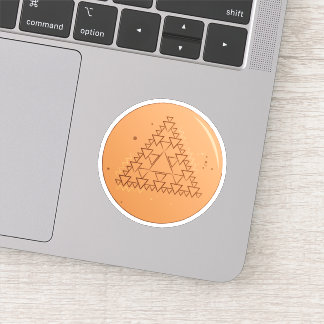 Sticker Jeu Dalgona Triangle multiple