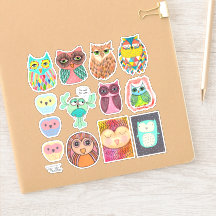 Jeu d'autocollants Art Vinyl Illustration