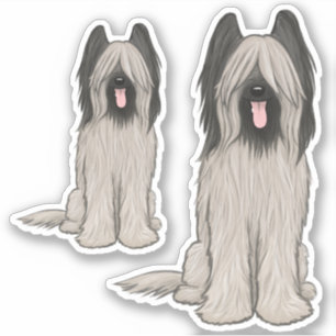 Sticker Jeu d'autocollants en vinyle mignonne de chien de
