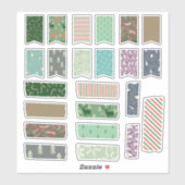 Sticker Jeu De Bande Et D'Artisanat De Noël (Feuille)