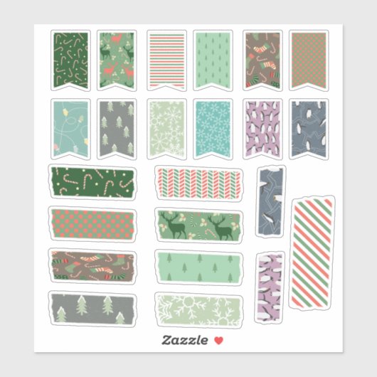 Sticker Jeu De Bande Et D'Artisanat De Noël (Feuille)