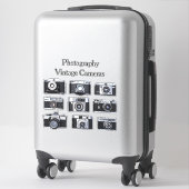 Sticker Jeu de caméras vintage (Sur valise)