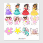 Sticker Jeu de parties Princes (Feuille)