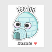 Sticker Jeu d'Oeufs Drôle de loo (Feuille)