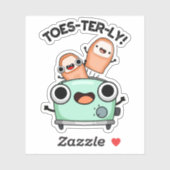 Sticker Jeu d'orteils amusant (Feuille)