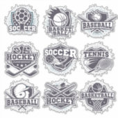 Sticker Jeux de sport (Devant)