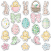 Sticker Jeux Pâques pour enfants (Devant)