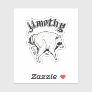 Sticker « Jimothy », le raton laveur célèbre sur Internet