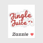 Sticker Jingle Juice, Fête de Vacances (Feuille)