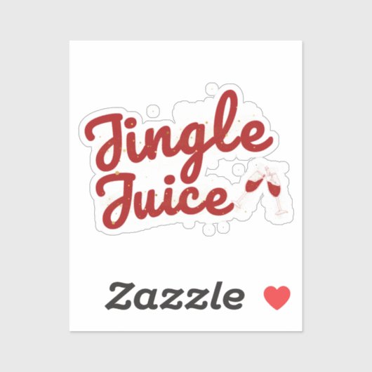 Sticker Jingle Juice, Fête de Vacances (Feuille)