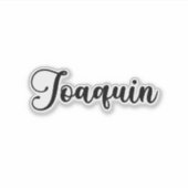 Sticker Joaquin Nom - Calligraphie manuscrite (Devant)