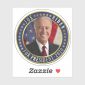 Sticker Joe Biden pour le président démocrate 2020 Photo (Feuille)