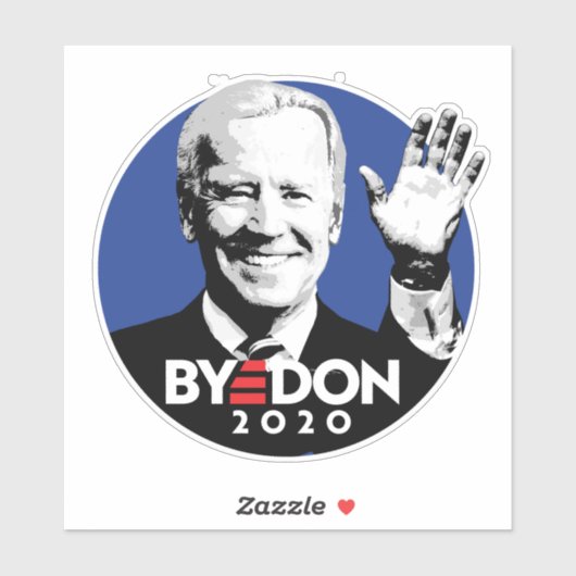 STICKER JOE BYE DON (Feuille)