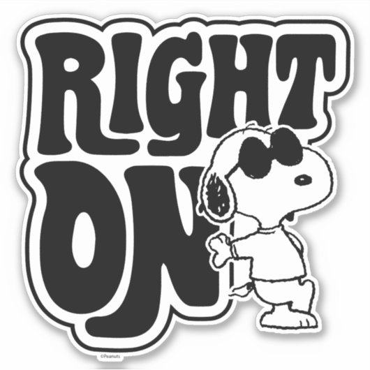 Sticker Joe Cool - Juste Activé (Devant)