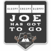 Sticker Joe Doit Y Aller (Devant)