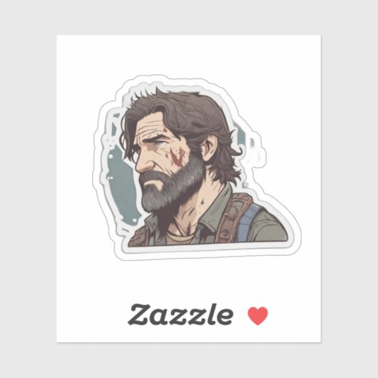 Sticker Joel Miller Badass (Feuille)