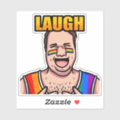 Sticker JoeMLyman Laugh (Feuille)